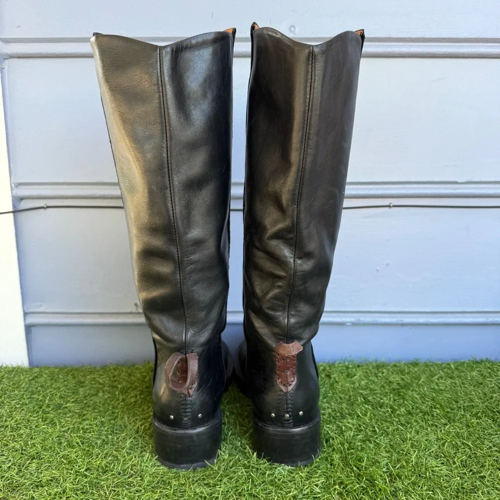 We The Free Free People Bryce Equestrian Leather Tall Boots Portugal Size 36